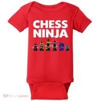 Cool Chess Art For Boy Chess Player Chess Lovers Baby Bodysuit thumb 0