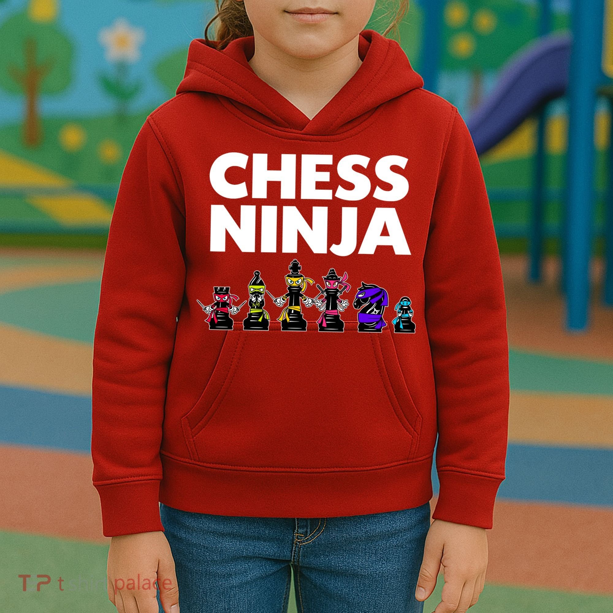 Cool Chess Art For Boy Chess Player Chess Lovers Kids Hoodie