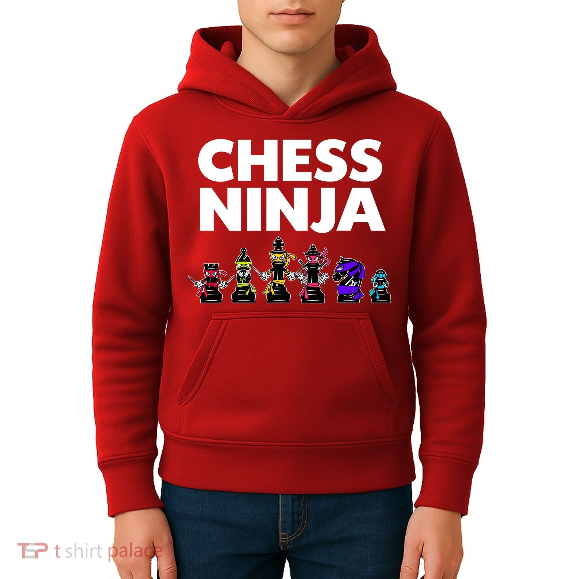 Cool Chess Art For Boy Chess Player Chess Lovers Kids Hoodie