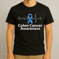 Colon Cancer Awareness Colorectal Cancer Month T-Shirt thumb 3