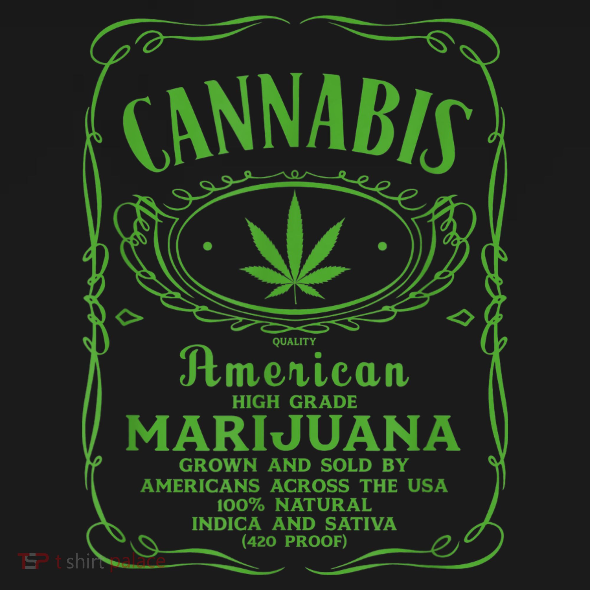 Cannabis USA-Made Doggie Bandana