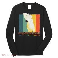 Cool Cockatoo Art For Women Parrot Lover Goffin Cockatoo Long Sleeve Shirt thumb 0