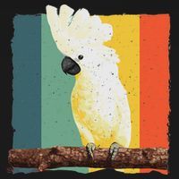 Cool Cockatoo Art For Women Parrot Lover Goffin Cockatoo T-Shirt thumb 7