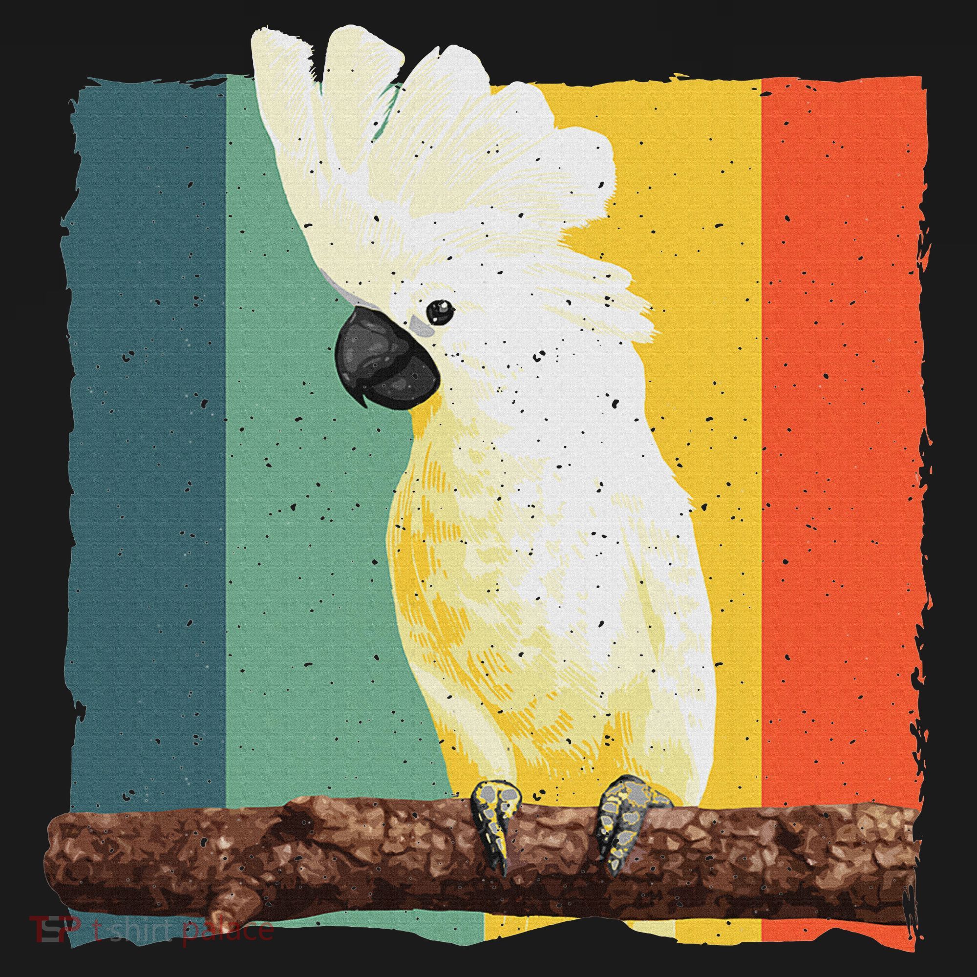 Cool Cockatoo Art For Women Parrot Lover Goffin Cockatoo Women's Tank Top