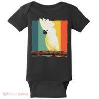 Cool Cockatoo Art For Women Parrot Lover Goffin Cockatoo Baby Bodysuit thumb 0