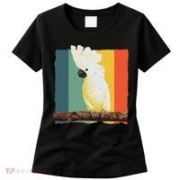 Cool Cockatoo Art For Women Parrot Lover Goffin Cockatoo Women's T-Shirt thumb 0