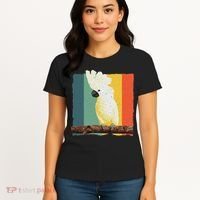 Cool Cockatoo Art For Women Parrot Lover Goffin Cockatoo Women's T-Shirt thumb 4