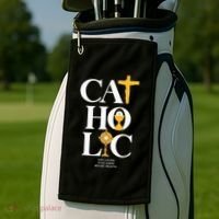 Catholic Golf Towel thumb 2
