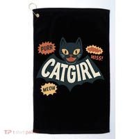 Catgirl Golf Towel thumb 0