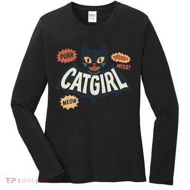 Catgirl Women's Long Sleeve Shirt