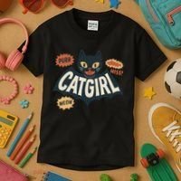 Catgirl Kids T-Shirt thumb 3