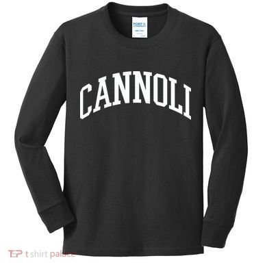Cannoli Kids Long Sleeve Shirt