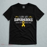 Childhood Cancer Awareness Rn Nurse Pediatric Oncology T-Shirt thumb 5