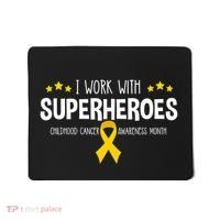 Childhood Cancer Awareness Rn Nurse Pediatric Oncology Mousepad thumb 0