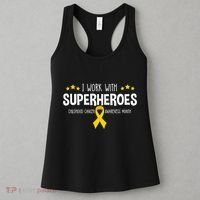 Childhood Cancer Awareness Rn Nurse Pediatric Oncology Women's Tank Top thumb 3