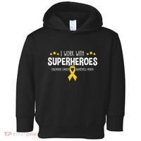 Childhood Cancer Awareness Rn Nurse Pediatric Oncology Toddler Hoodie thumb 0