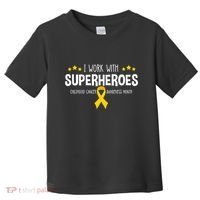 Childhood Cancer Awareness Rn Nurse Pediatric Oncology Toddler T-Shirt thumb 0