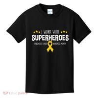 Childhood Cancer Awareness Rn Nurse Pediatric Oncology Kids T-Shirt thumb 0