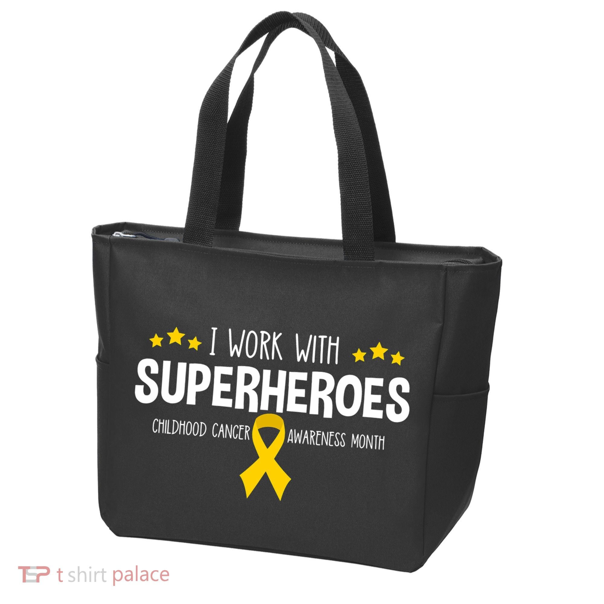 Childhood Cancer Awareness Rn Nurse Pediatric Oncology Tote Bag