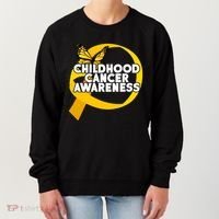 Childhood Cancer Awareness Butterfly Ribbon Women's Sweatshirt thumb 0