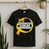 Childhood Cancer Awareness Butterfly Ribbon T-Shirt thumb 2