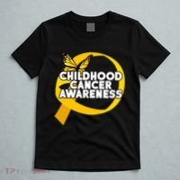 Childhood Cancer Awareness Butterfly Ribbon T-Shirt thumb 5