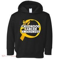 Childhood Cancer Awareness Butterfly Ribbon Toddler Hoodie thumb 0