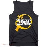 Childhood Cancer Awareness Butterfly Ribbon Tank Top thumb 0