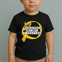 Childhood Cancer Awareness Butterfly Ribbon Toddler T-Shirt thumb 2