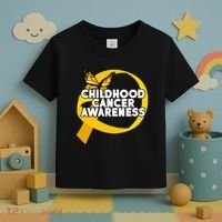 Childhood Cancer Awareness Butterfly Ribbon Toddler T-Shirt thumb 3
