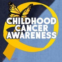 Childhood Cancer Awareness Butterfly Ribbon Raglan Baseball Sleeve Shirt thumb 2