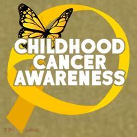 Childhood Cancer Awareness Butterfly Ribbon Garment-Dyed Women's Muscle Tee thumb 6