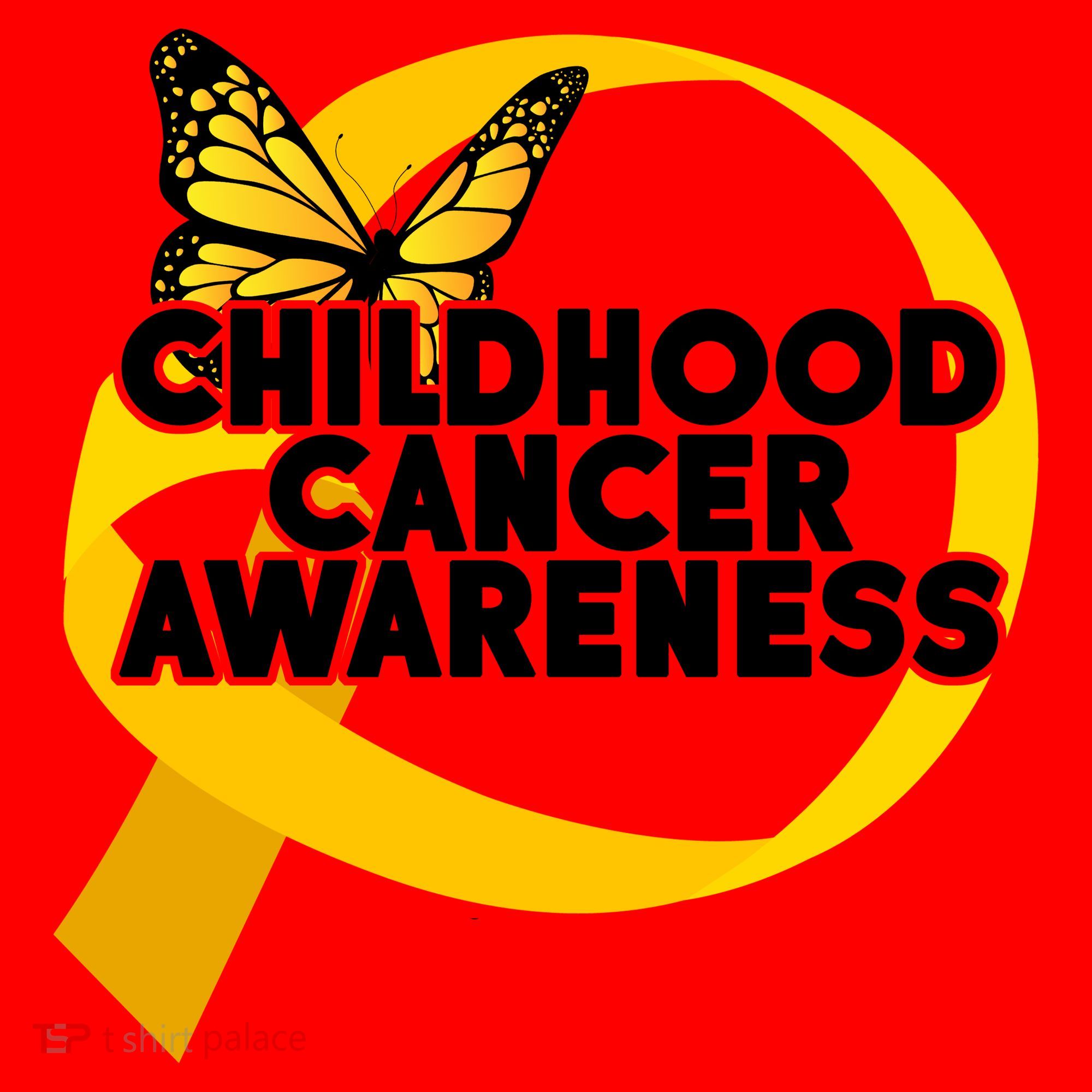 Childhood Cancer Awareness Butterfly Ribbon Santa Hat