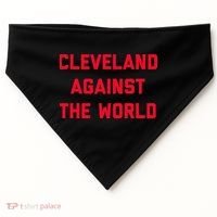 Cleveland Cleveland Against The World USA-Made Doggie Bandana thumb 0