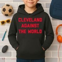 Cleveland Cleveland Against The World Kids Hoodie thumb 2
