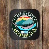 Cooter Canoe Adventure Club Funny ICU ER Nurse Life Nursing Coaster thumb 0