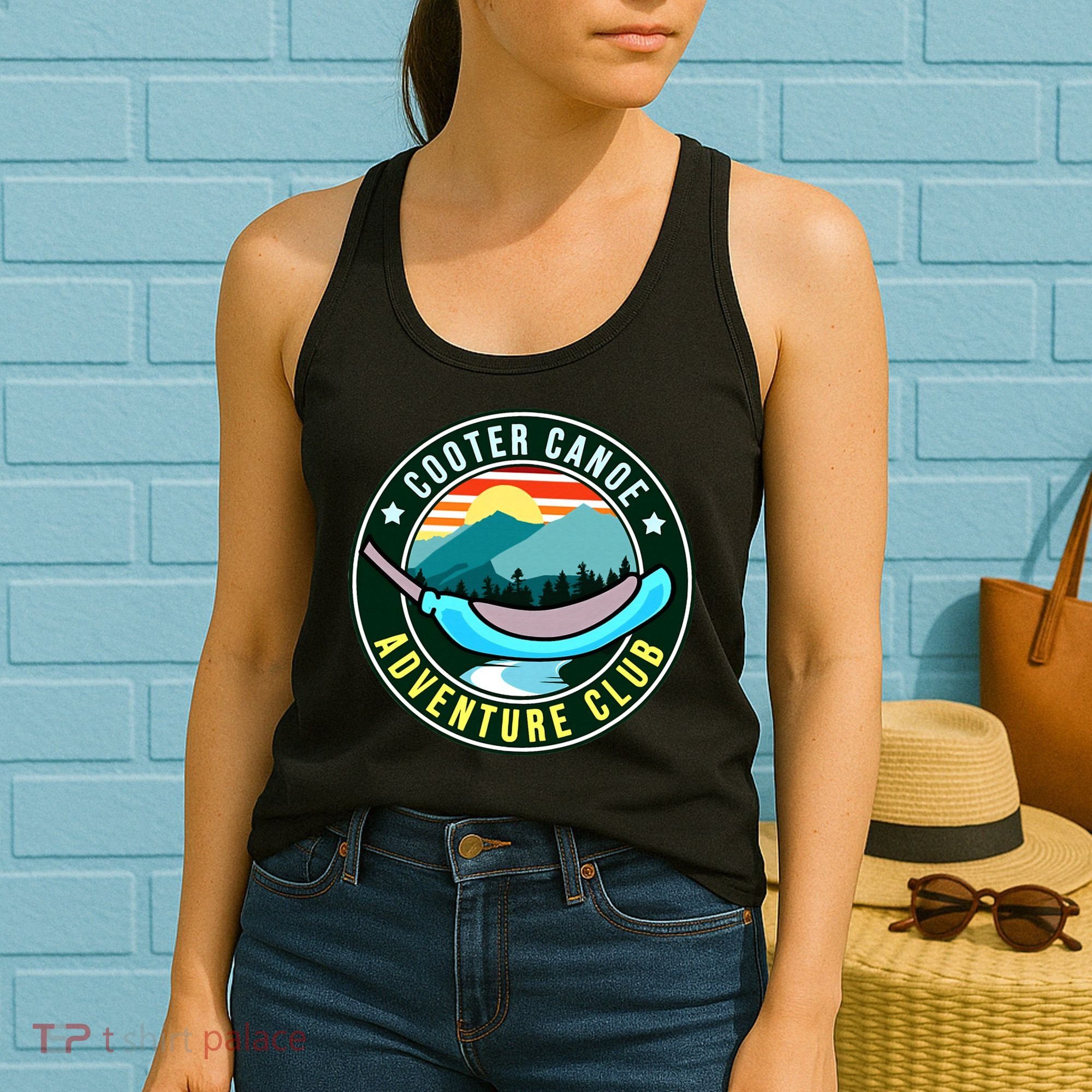 Cooter Canoe Adventure Club Funny ICU ER Nurse Life Nursing Women's Tank Top