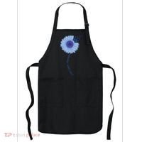 Colon Cancer Awareness Sunflower Periwinkle Ribbon Apron thumb 0