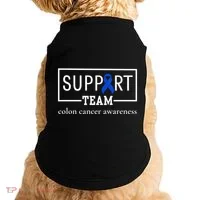 Colon Cancer Awareness Support Team Doggie Tank thumb 0
