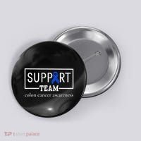 Colon Cancer Awareness Support Team Button thumb 0