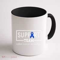 Colon Cancer Awareness Support Team Coffee Mug thumb 1