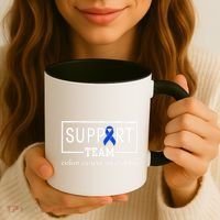 Colon Cancer Awareness Support Team Coffee Mug thumb 3