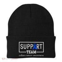 Colon Cancer Awareness Support Team Beanie thumb 0
