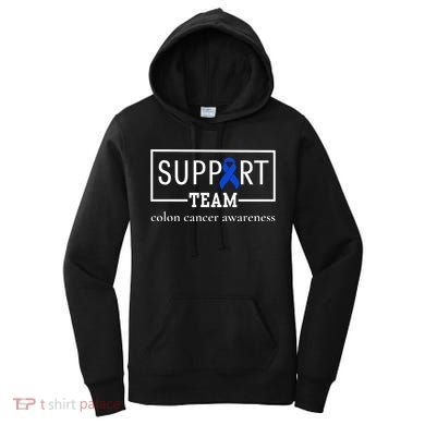 Colon Cancer Awareness Support Team Women's Hoodie