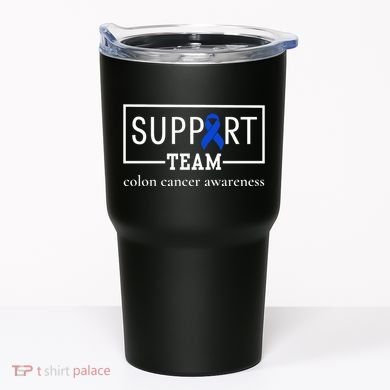 Colon Cancer Awareness Support Team Tumbler