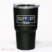 Colon Cancer Awareness Support Team Tumbler thumb 0