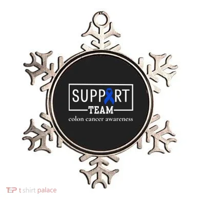 Colon Cancer Awareness Support Team Ornament