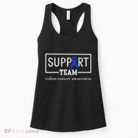 Colon Cancer Awareness Support Team Women's Tank Top thumb 0