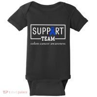 Colon Cancer Awareness Support Team Baby Bodysuit thumb 0