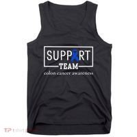 Colon Cancer Awareness Support Team Tank Top thumb 0